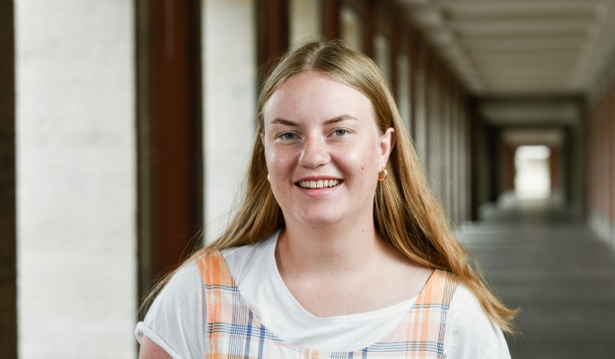 Portrætfoto af Sofie Bonde